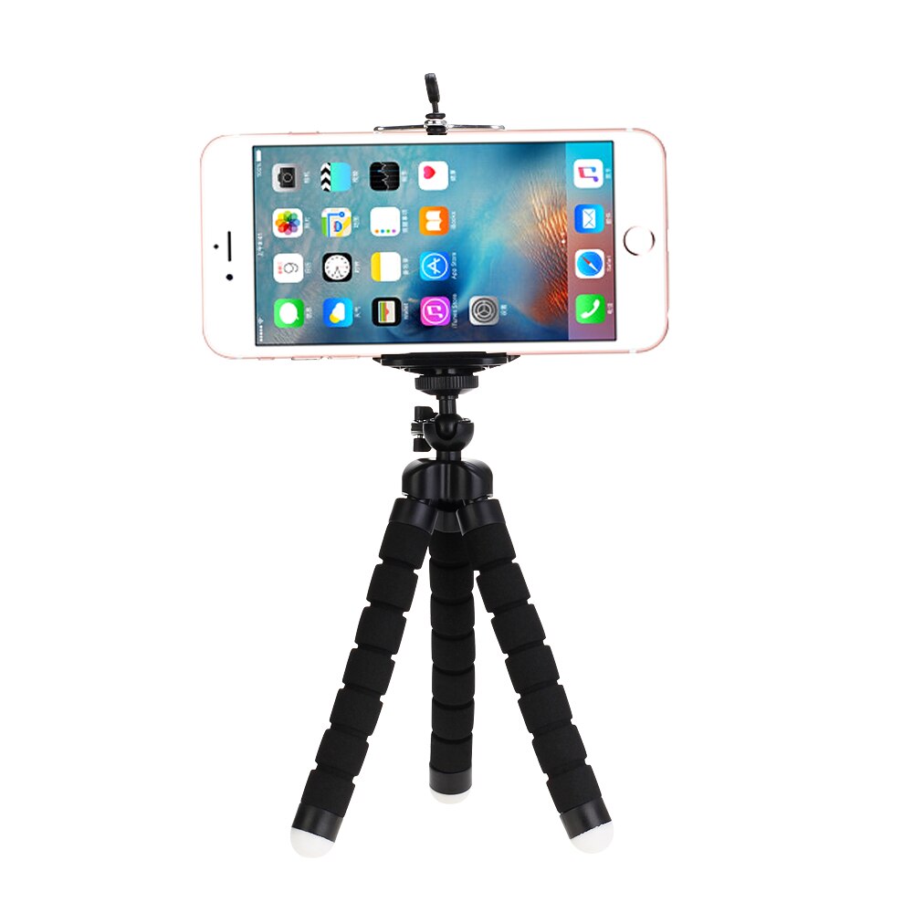 Shellnail Telefoon Clip Houder Mini Flexibele Spons Octopus Statief Smartphone Tripod Stand Camera Mobiele Telefoon Accessoire Ondersteuning