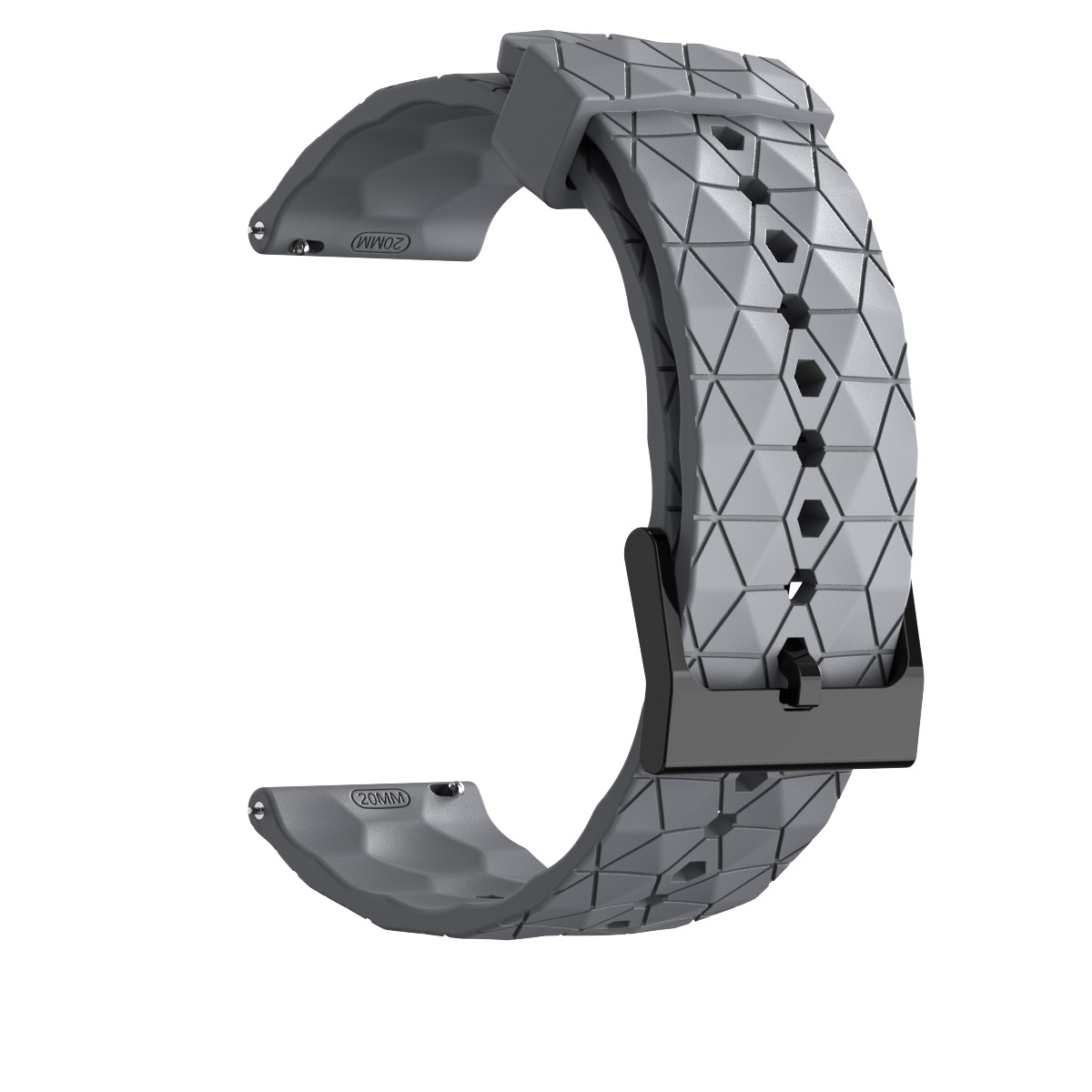 Silikonebånd til polar ignite 2/ pacer/unite/grit x pro sport urrem til polar vantage m  m2 armbånd correa tilbehør: 30mm / Grå