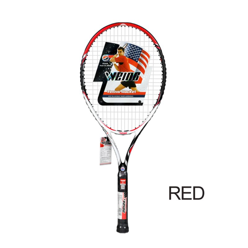 Weing WD891 Vrije Tijd en Entertainment Training Mannen en Vrouwen Universele Tennis Rackets: red