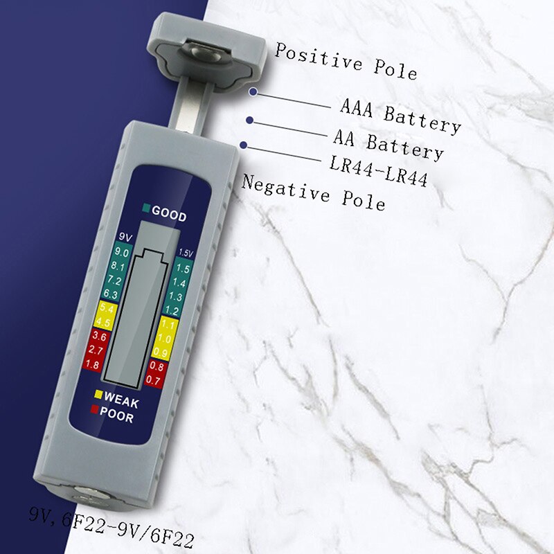 1Pc Battery Tester Digital Capacity Tester Checker For Lithium Battery Supply Tester