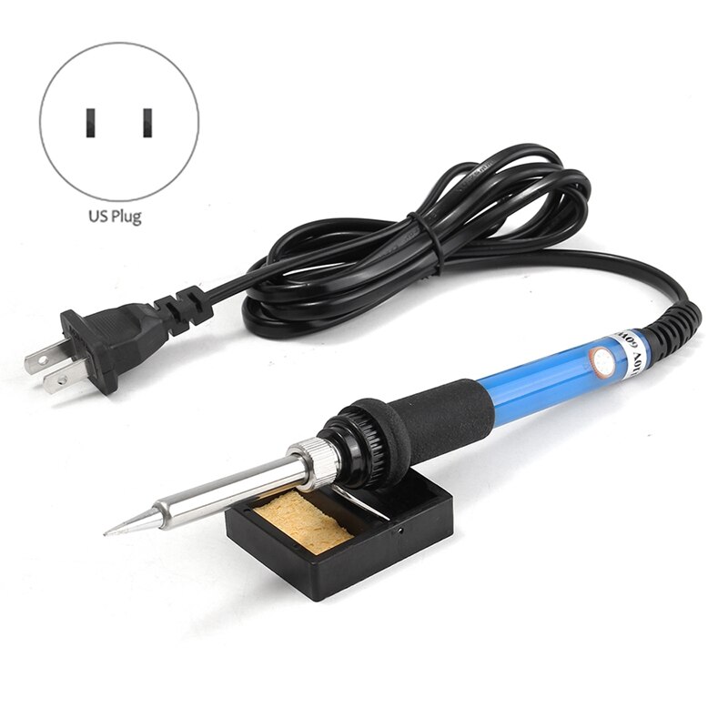 20Pcs Electric Soldering Iron Welding Tool Kit 110V 60W Control Welding Station Tip Case
