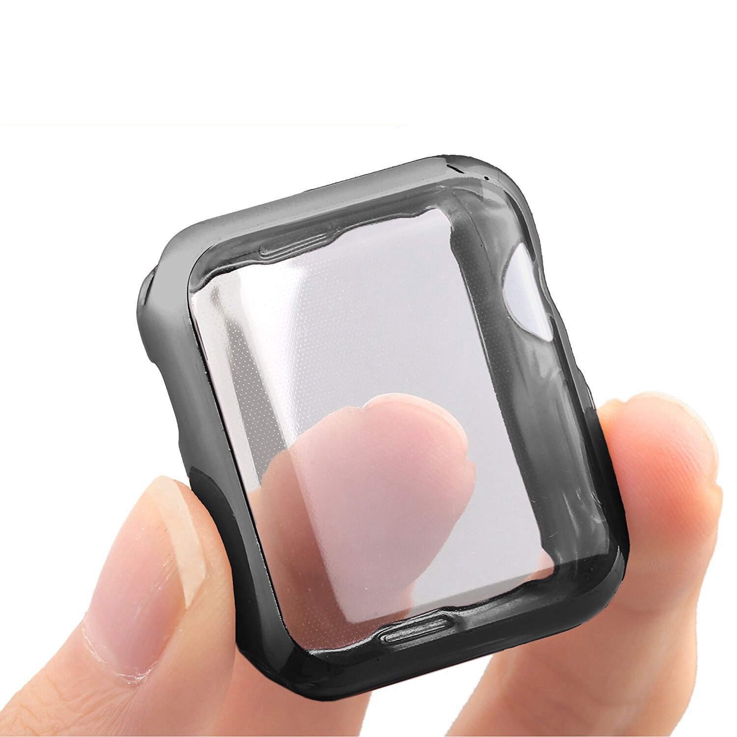 Plastic for apple watch cases 44mm 38mm 42mm 40mm for apple watch protector 44mm for iwatch csae for apple watch 5 44mm: Black / series4 44MM