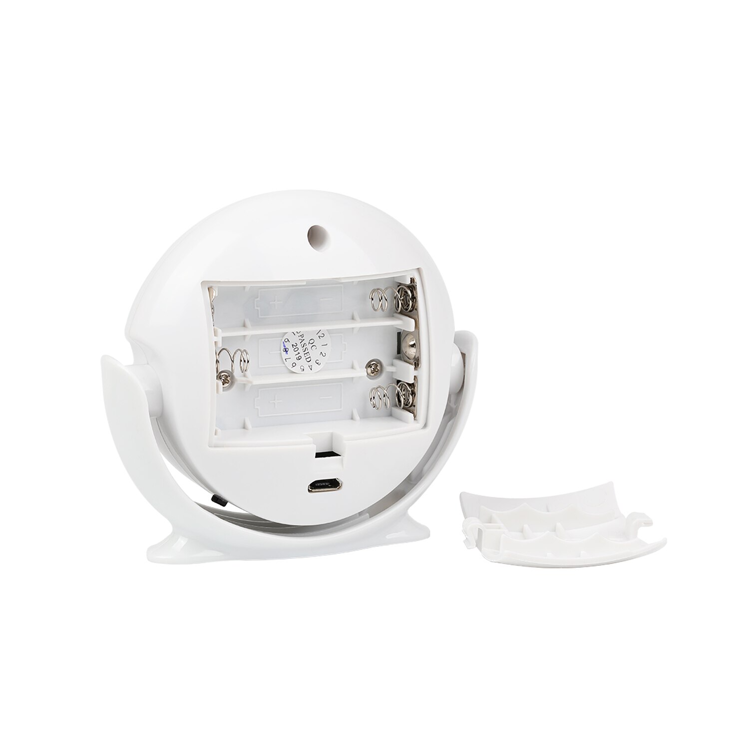 Draadloze deurbel met led-verlichting, welkomstalarm, thuiswinkel, winkeldeurbel, nachtlampje met batterij en usb-aansluiting, doof