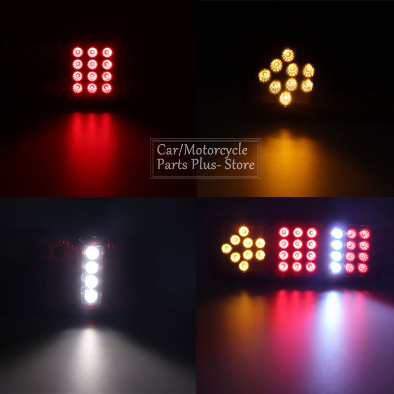 KATUR 3/4 ronde led voor achter, zijmarkeringsindicatoren, licht