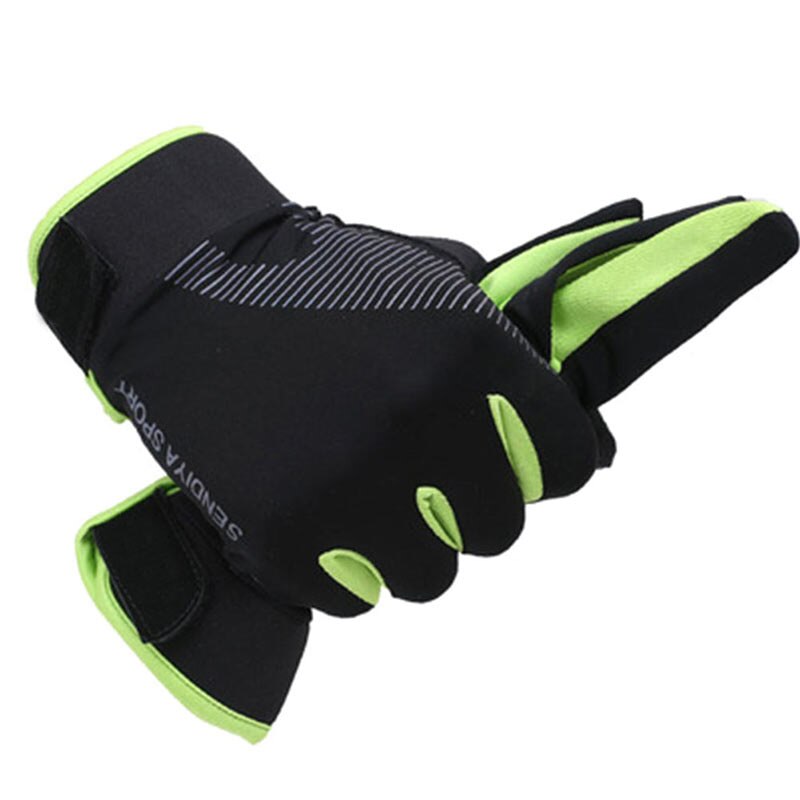 1 Paar Fiets Handschoenen Volledige Vinger Touchscreen Mannen Vrouwen Mtb Handschoenen Ademende Zomer Wanten Sub