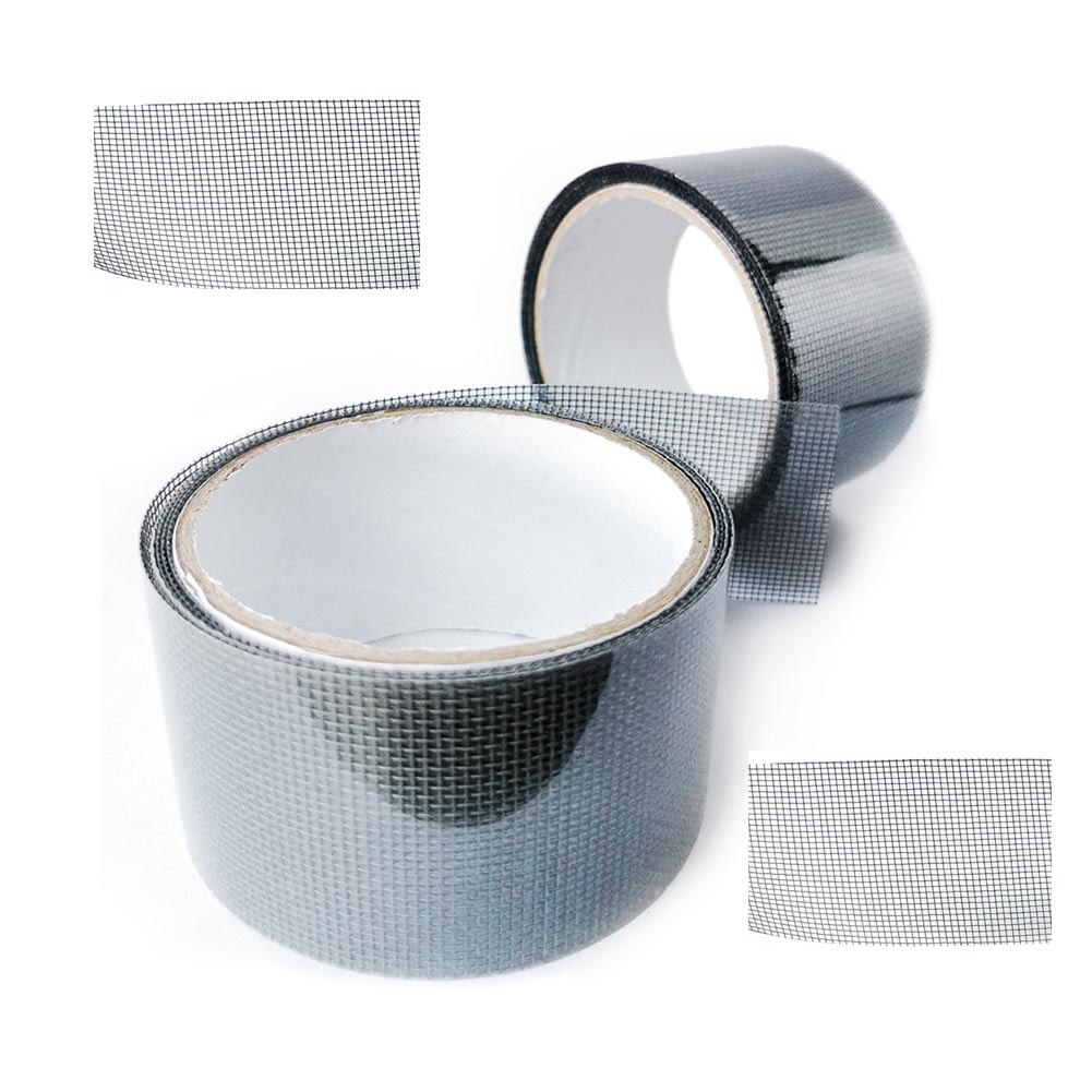 Sterke Lijm Scherm Reparatie Tape Deur Venster Anti-Mosquito Screening Tape Zelfklevende Fix Mesh Netting Gebroken Gaten tool