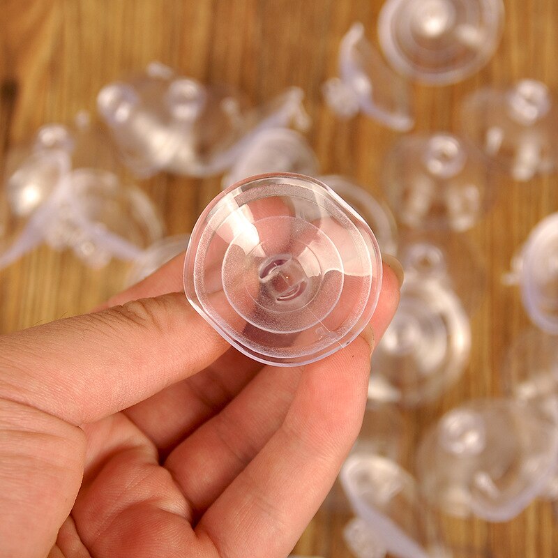 1/5/10/20Pcs 4cm Diameter Suction Cup Powerful Suction Cup Perforated Transparent Plastic Suction Cups