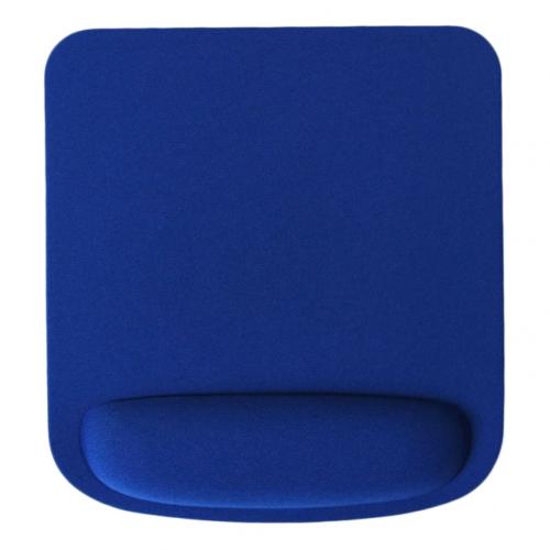 Anti-slip Soft Sponge Mat Gaming Mouse Pad Cushion with Wrist Rest PC Accessory Anti-slip Mouse Pad Sponge Cloth: Royal Blue