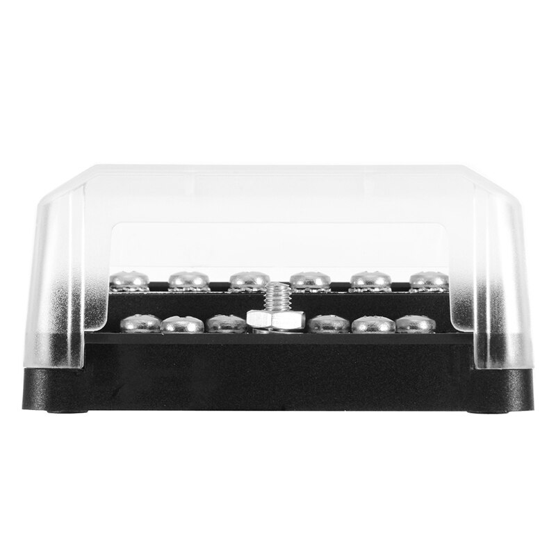 1Set DC32V 100ABus Bar 12P Terminal Bus Bar 100A Wire Block Ground Distribution for Car Truck RV Boat Ship Fuse Block