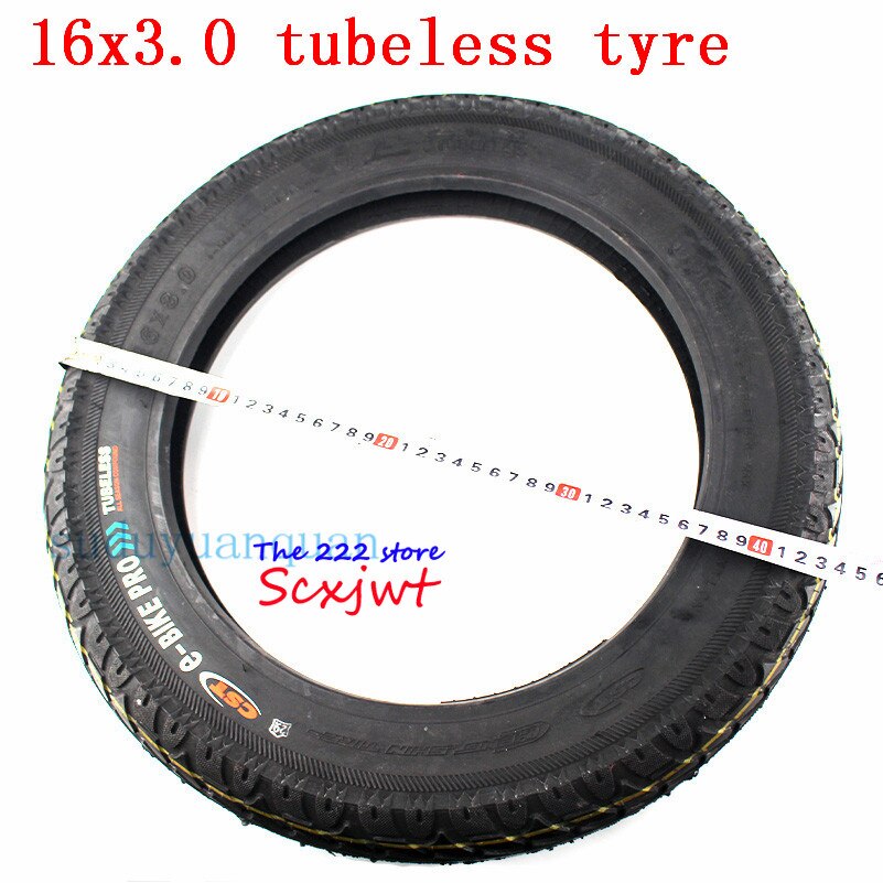 16x3.0 inch thickening tubeless tire electric car tire 16*3.0 inch Electric Vehicle and E-bike Vacuum tyre