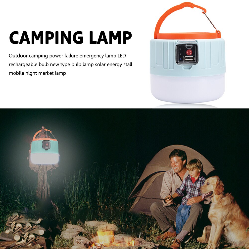 Usb Oplaadbare Led Camping Opknoping Lichten Waterdichte Zonne-energie Draagbare Bbq Outdoor Wandelen Tent Lamp