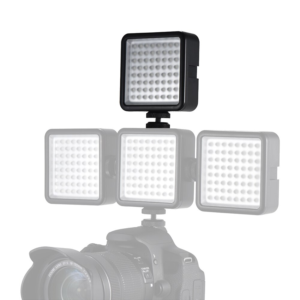 Andoer LED Panel Light 64 USB Continuous On Camera Portable Mini Dimmable Camcorder Video LED Lighting for Canon Nikon Sony