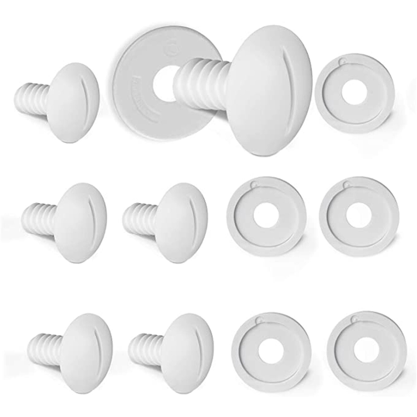6Pc Plastic Hub Schroef Set 180/280 Vervangende Onderdelen C55 C-55 Zwembad Cleaner Onderdelen Schoner