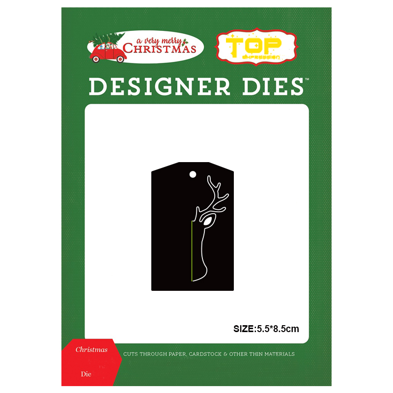 Stansmessen Kerst Sterven Bookmark Metalen stansmessen voor scrapbooking postzegels en sterven