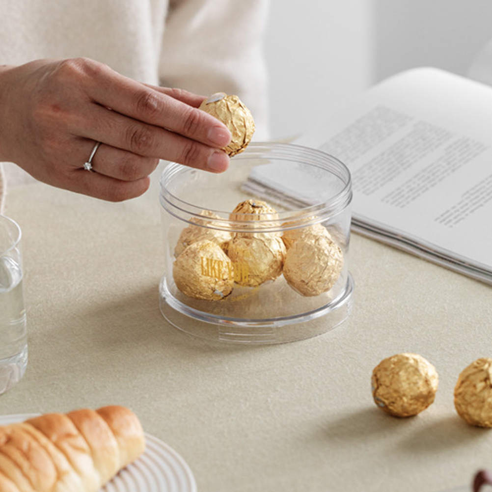 2Pcs Household Storage Boxes Multi-function Storage Jars Stackable Cereal Boxes