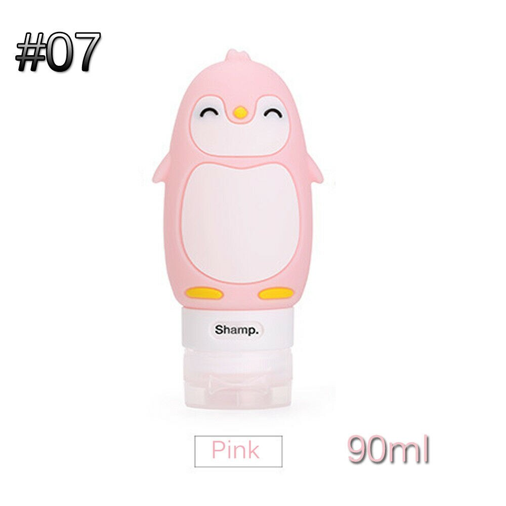 Silicone Squeeze Bottle Cosmetic Lotion Container Travel Empty Shampoo Pot Refillable Bottle