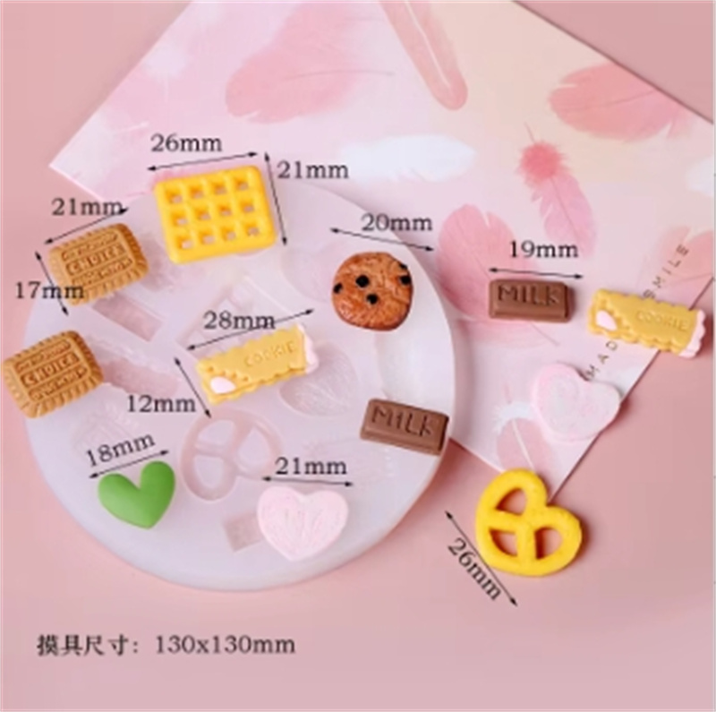 Fai da te 3D creativo torta di Pannello stampo per candele in silicone aromaterapia gesso sapone resina argilla stampo candela fatta a mano creazione di decorazioni per la casa: Radura