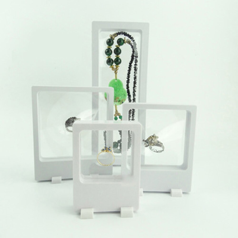 Display Film Suspension Jewelry Transparent Box Jewelry Storage Box Transparent Frame Display Stand