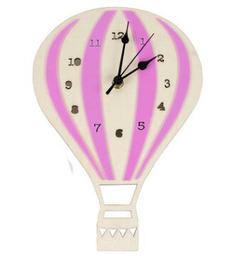 Relojes de pared de madera grandes y silenciosos de estilo nórdico, reloj de pared Digital sin tictac para el hogar, guardería, desván, accesorios de decoración de guardería: rose red