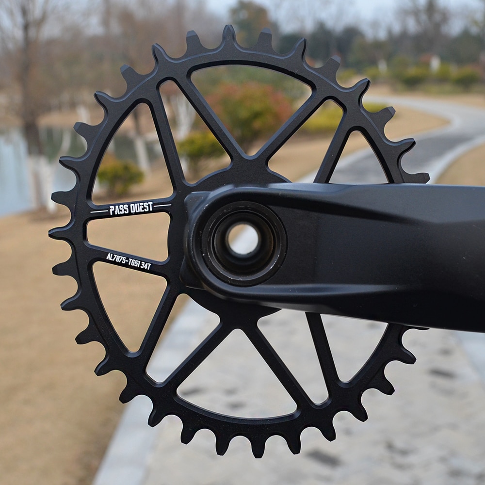 Pass quest offset 0mm gxp oval smal bred kedjekrans vevsats för sram  xx1 x01 mtb mountainbike kedja hjul cykel gear 30-42t
