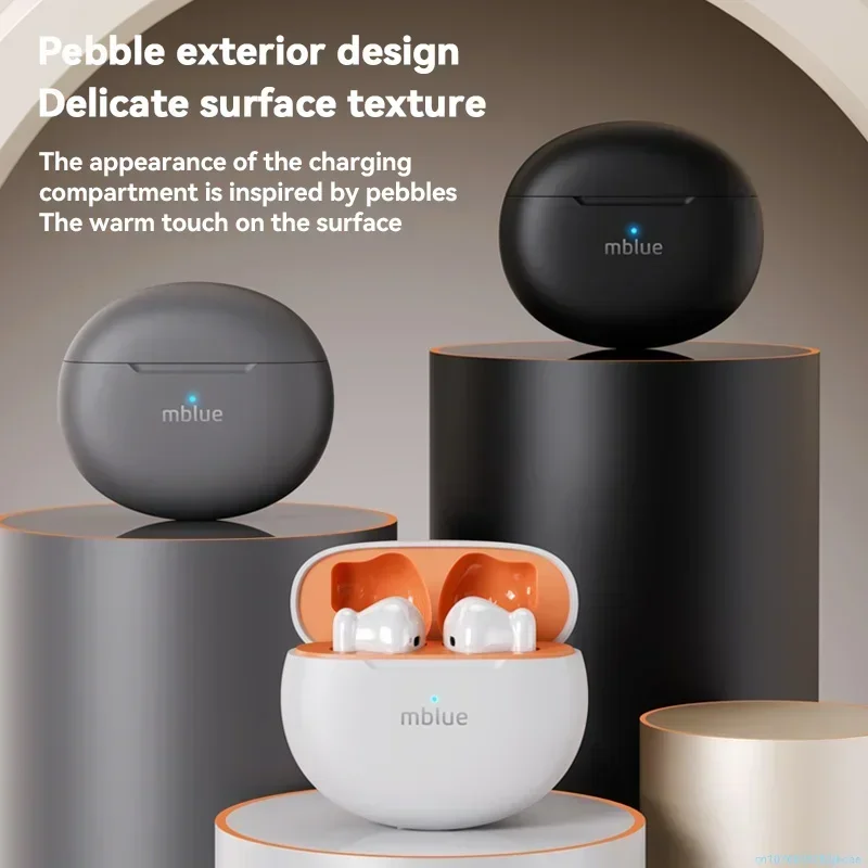 Nowe słuchawki Bluetooth Mblue AR10 Stereo Bezprzewodowe Półotwarte Słuchawki HiFi Redukcja Szumów Rozmów Długi Czas Pracy na Baterii