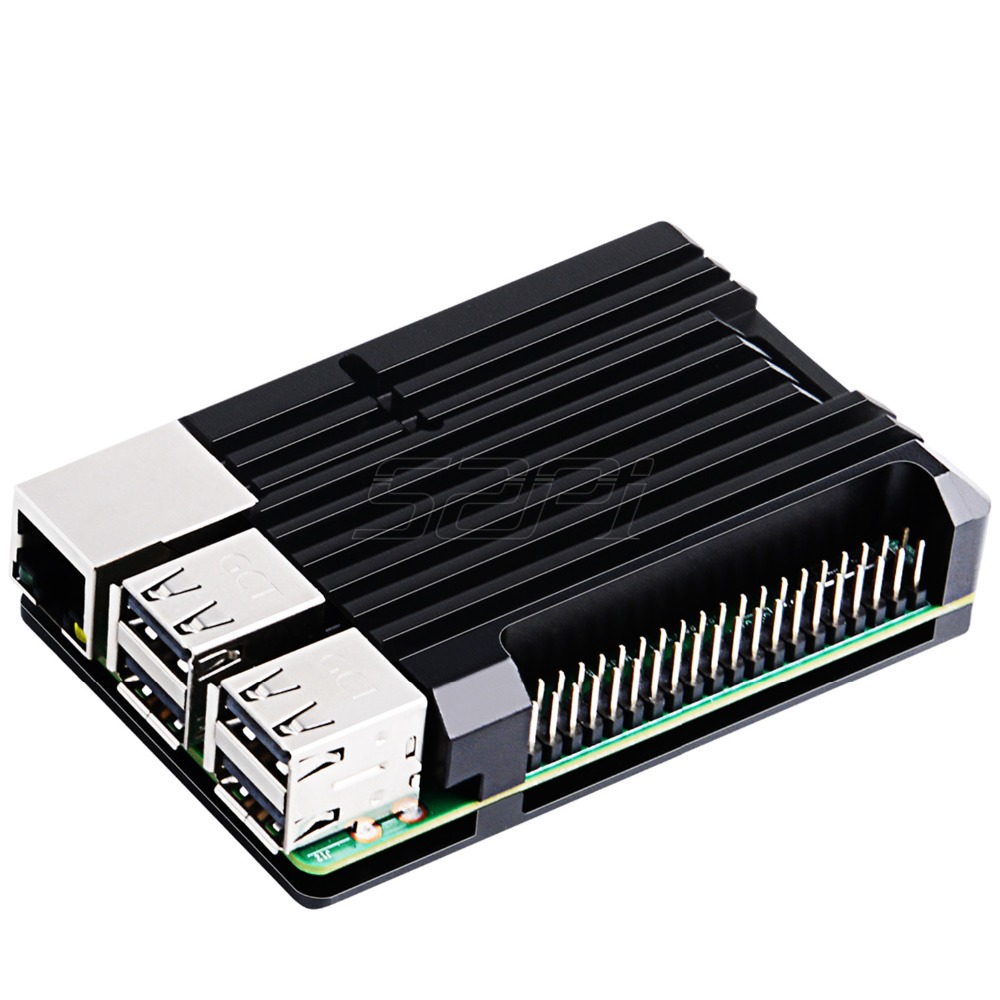 52Pi Originele! Raspberry Armor Case Aluminium Legering Koeling Heatsink Metal Case ALLEEN voor Raspberry Pi 3B Plus (3 B +)