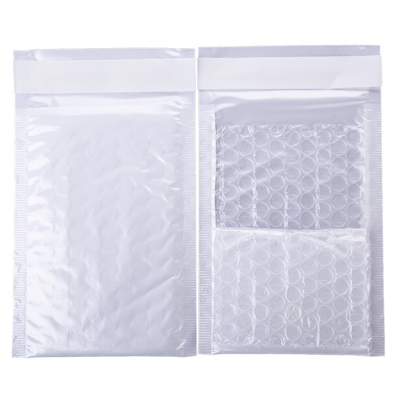 10 PC White Foam Film Envelope With Bubble Different Specifications Padded Packaging Wrap Bag