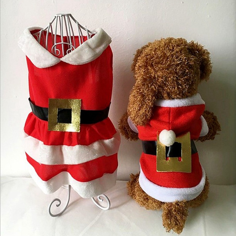 Honden Dress Festival Kostuum Kerst Santa Kleding Grandado