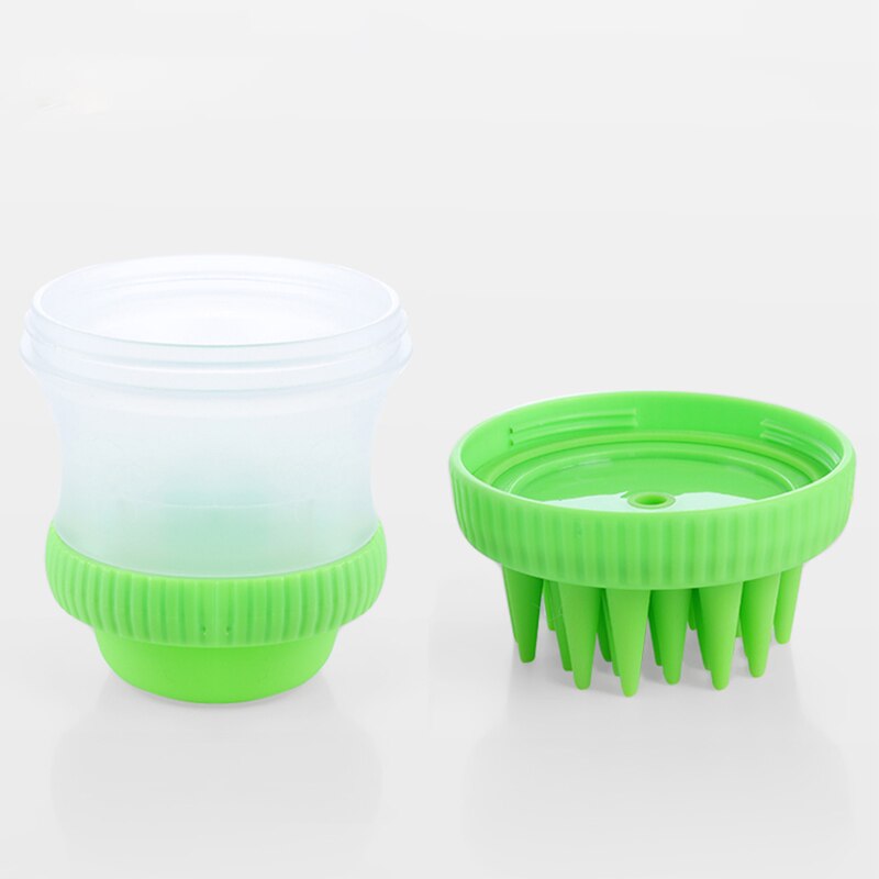 Dog Bath Brush Comb Grooming Multifunction Silicone Pet Brush Bath Tools for Dog Shampoo Press Bath Brush