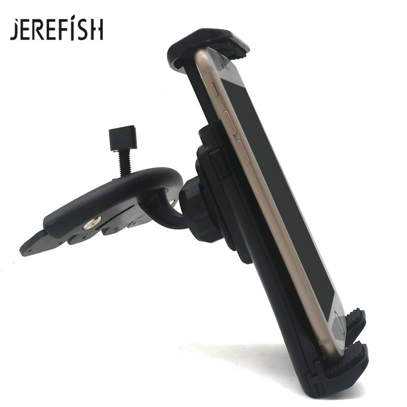 Universal 4 - 11 tommer tablet holder bil cd slot tablet beslag mobiltelefon holder monter stativ drejelig til ipad samsung pad