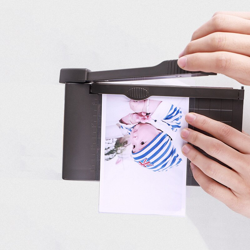 Paper Cutter Cutting Photo Safety Baffle Cutter Small Paper Cutter Portable Portable Manual Cutting Light And Easy To Carry