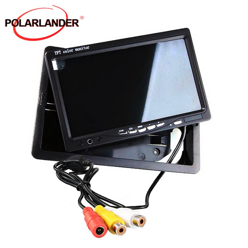 Kleur TFT LCD met 2 Kanalen Video LCD digitale scherm 7 inch auto monitor auto monitor voor parkeerhulp camera VOOR VERKOOP