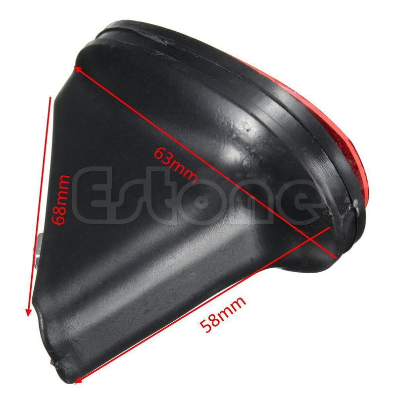 Red Bicycle Bike Rear Fender Safety Warnning Reflector Tail MudGuard Cycling