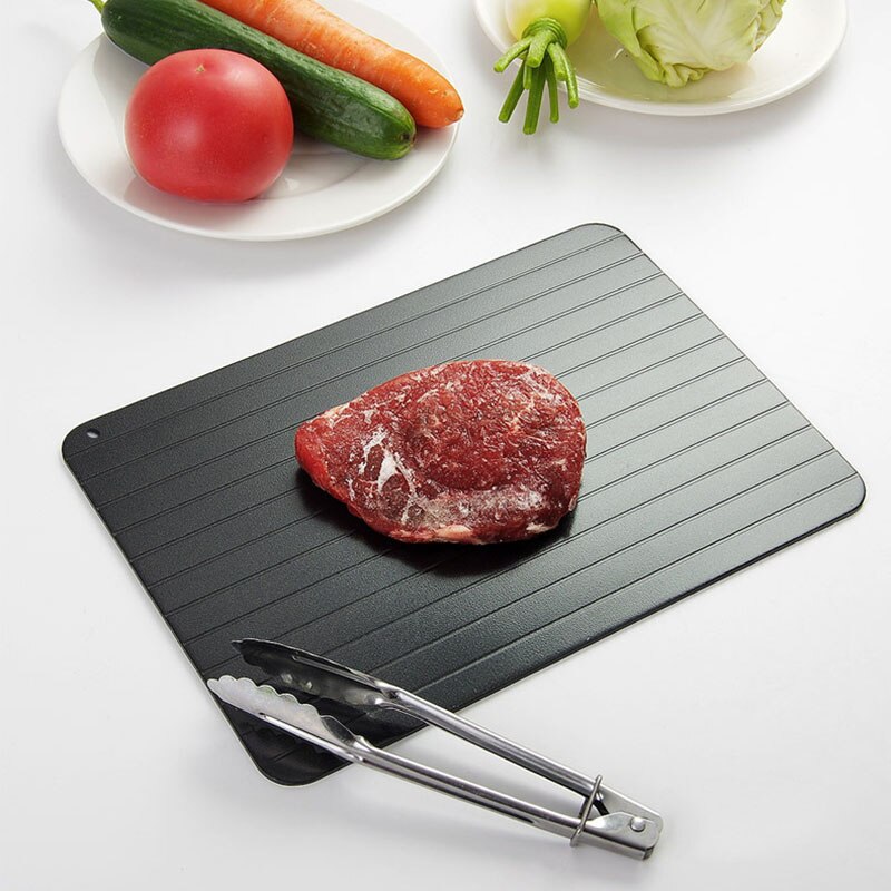 Planche De Décongélation Rapide 4 En 1 - Plateau Pour Viandes, Fruits Surgelés | Design Anti-dérapant, Facile à Nettoyer