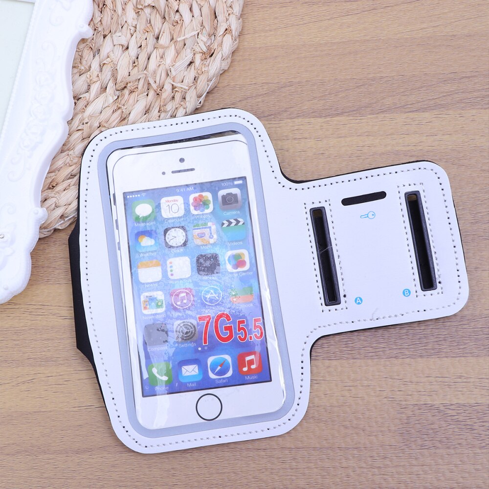1 Pc Arm Band Case Universal Water Resistant 5.5 Inch Sports Armband for Running Hiking