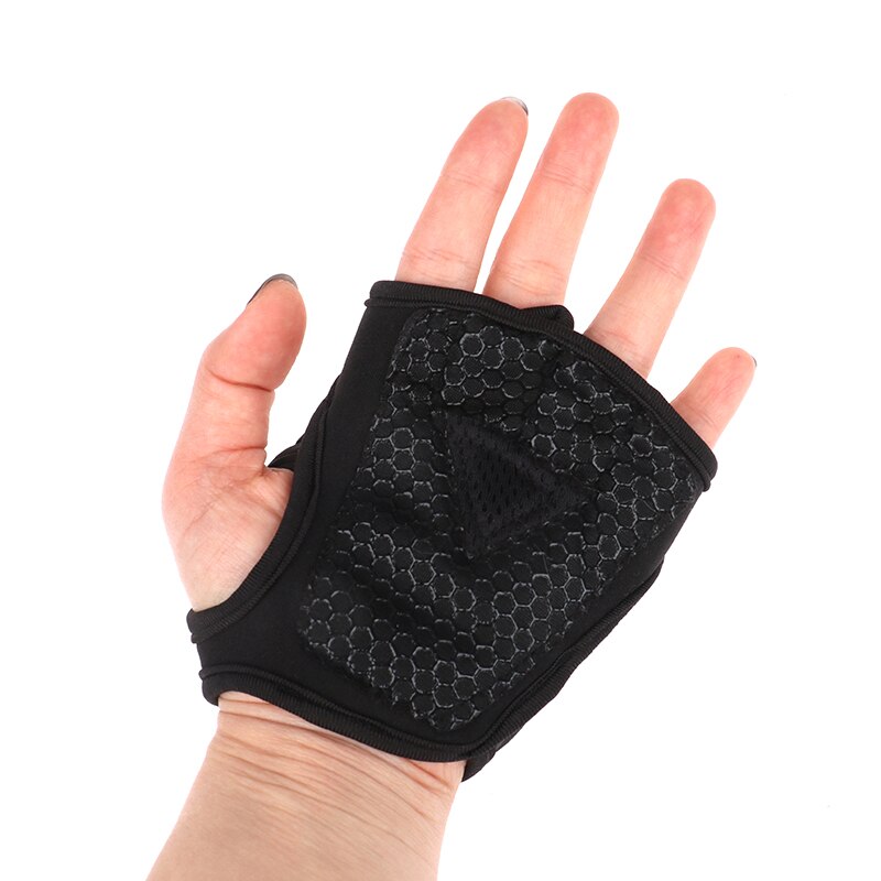 1 paar gewichthefhandschoenen voor dames heren fitness sport bodybuilding gymnastiek handgrepen gym handpalmbeschermer handschoenen