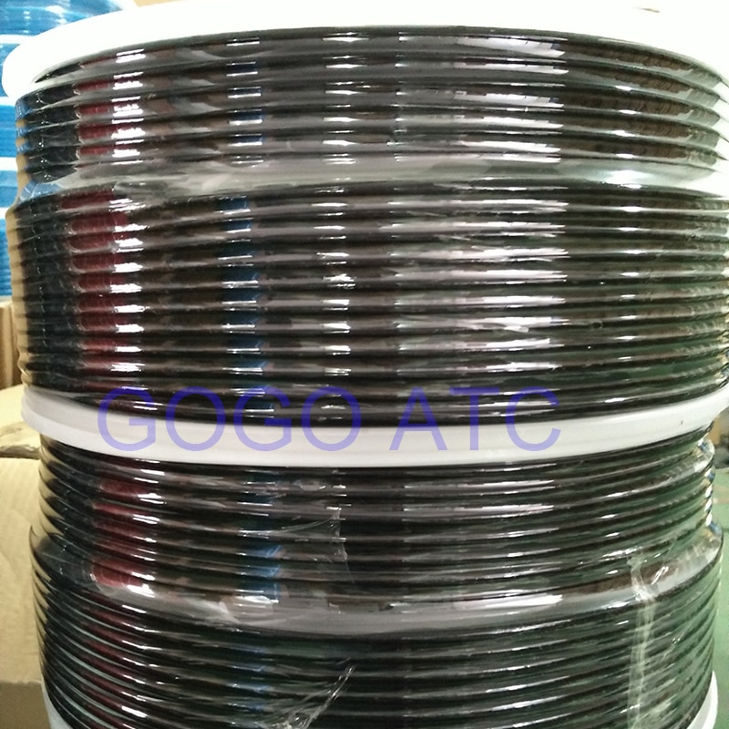 Diámetro exterior 12mm diámetro interior 10mm PU12 * 10 100m Longitud pu manguera neumático tubo de aire tubo de poliuretano