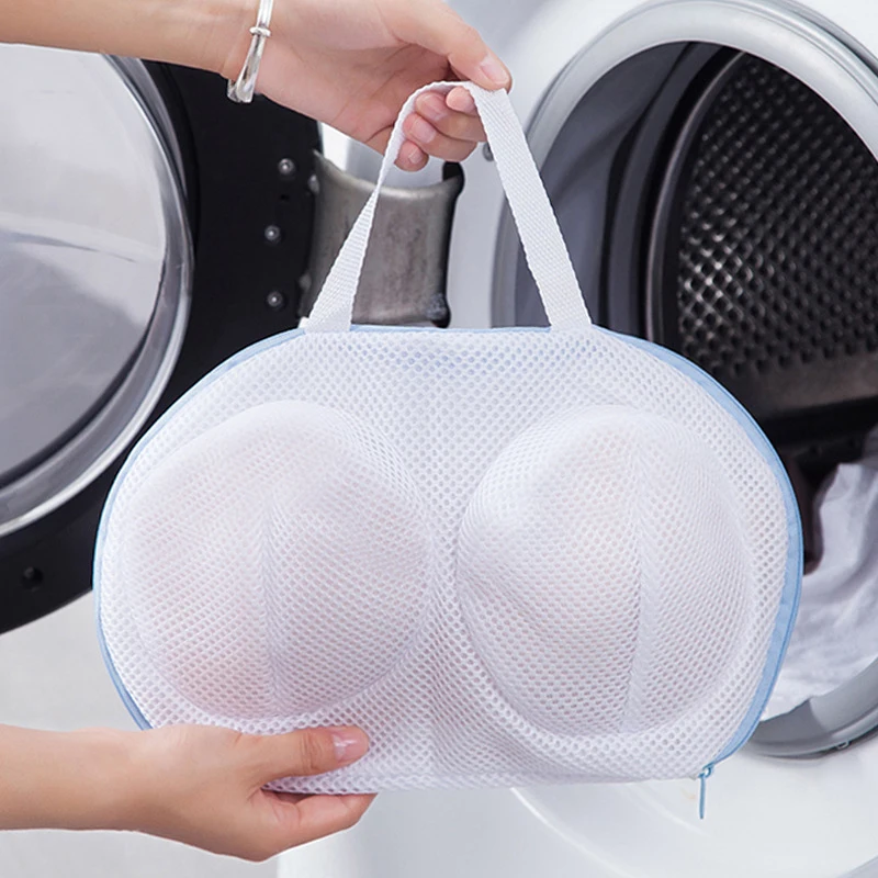 Machine wash net bag Bra Thickening Double net embroidered Fiber material Laundry bag set underwear Dedicated Fine mesh wash bag