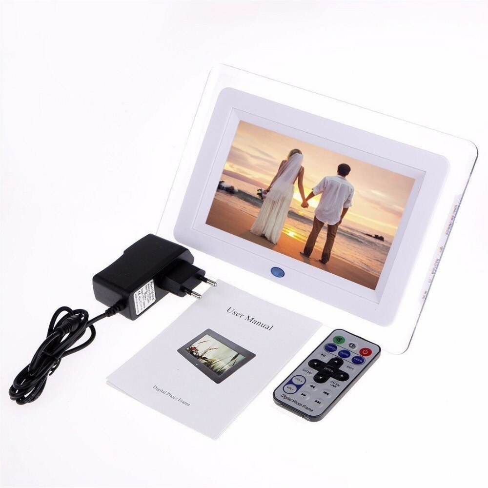 7 Inch Digitale Fotolijst Hd Elektronische Fotoalbum Ultradunne Draagbare Lcd-scherm Bruiloft Foto Digitale Fotolijst