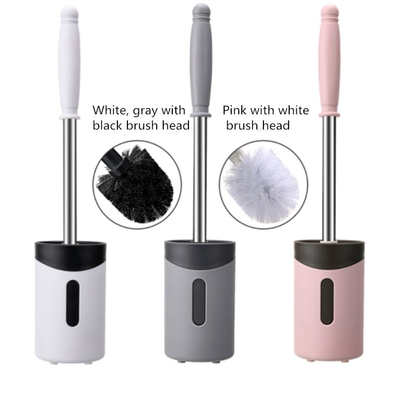 Siliconen Wc Borstel Voor Wc Accessoires Lensbare Toiletborstel Muur Gemonteerde Cleaning Tools Home Badkamer Accessoires Sets