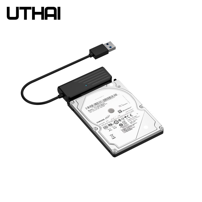 Uthai T35 Hdd Adapter Van Ssd USB3.0 Type-C Om SATA3 Converter Kabel Voor 2.5 Inch Sata Harde Schijf disk Ssd 5Gbps JMS578 Chip