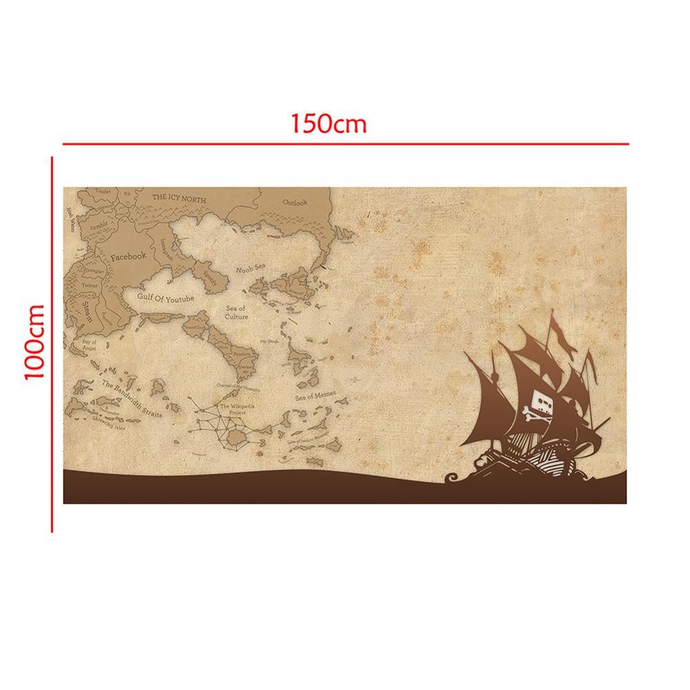 150x100cm DIY Decor Map Home Office Wall Decor Painting Photography Backdrops Photo Studio Props