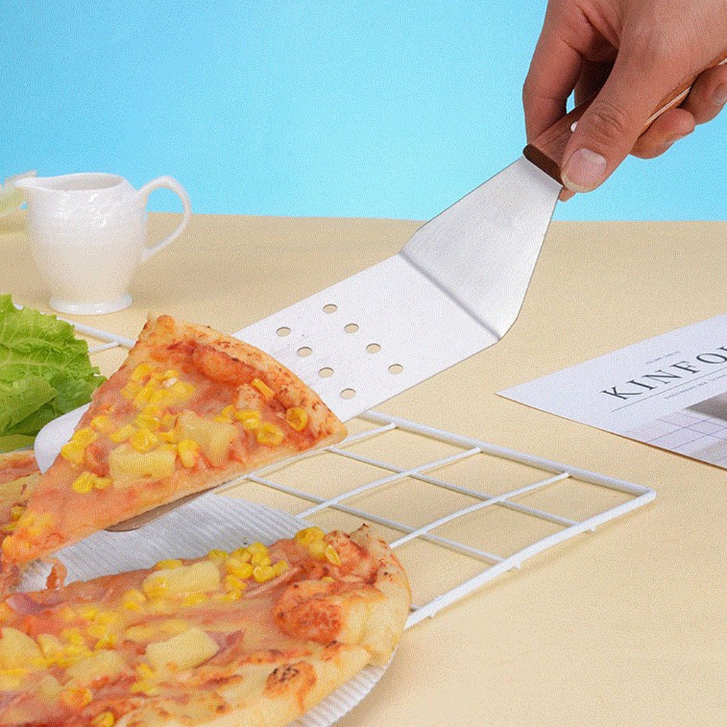 Stainless Steel Metal Griddle Spatula Griddle Accessories Hamburger Turner Scraper Pancake Great for BBQ Grill