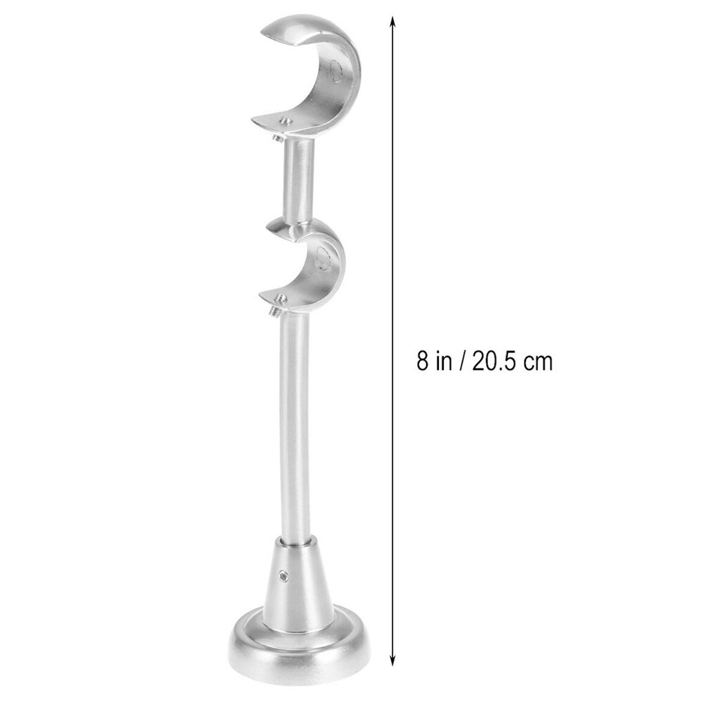 neue produkt 20mm/25mm Doppel Vorhang Stange Klammern Gardinen Pole Halfter schwer Pflicht für Heimat I88 #1