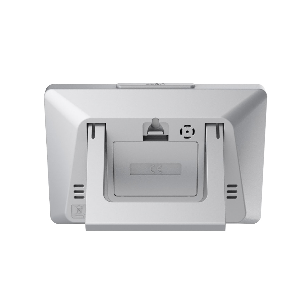 Baldr-Estación Meteorológica Inalámbrica, termómetro con pantalla táctil, higrómetro, Sensor de pronóstico para interior y exterior, calendario, 3 canales