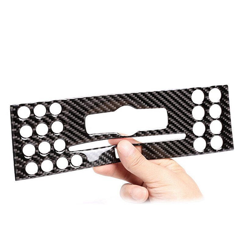 Voor mercedes-benz-c-klasse  w204 koolstofvezel centraal bedieningspaneel navigatie cd-paneel decoratieve afdekking