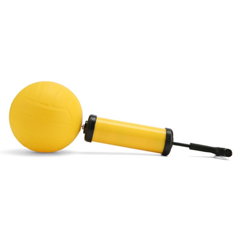 Mini sandvolleyball spike battle ball game set utendørs lagsport volleyball plen treningsutstyr med 3 baller