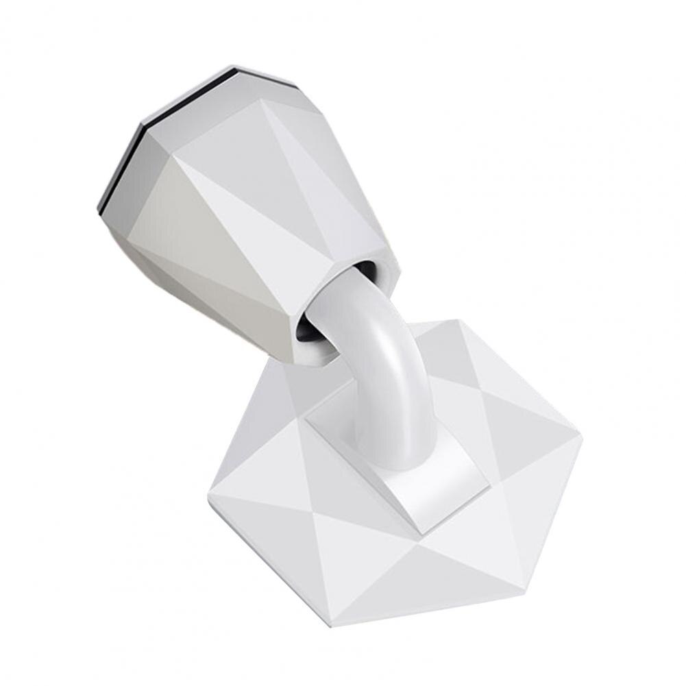 Practical Door Protector Wall Mounted Eco-Friendly TPR Protective Guard Bumper Doorstop: Grey White