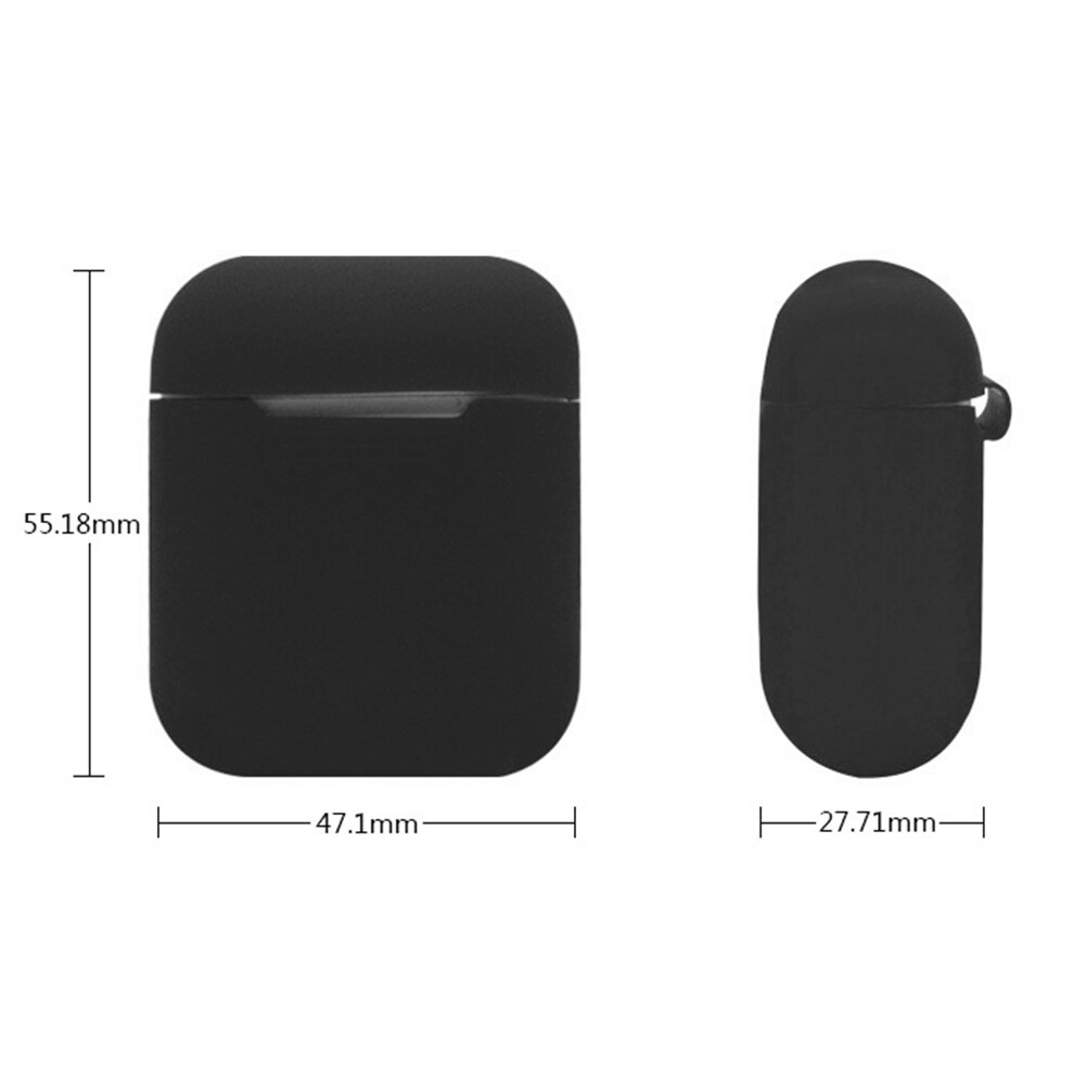 Funda de silicona blanda para auriculares carcasa a prueba de golpes protección a prueba de golpes para Apple Airpods