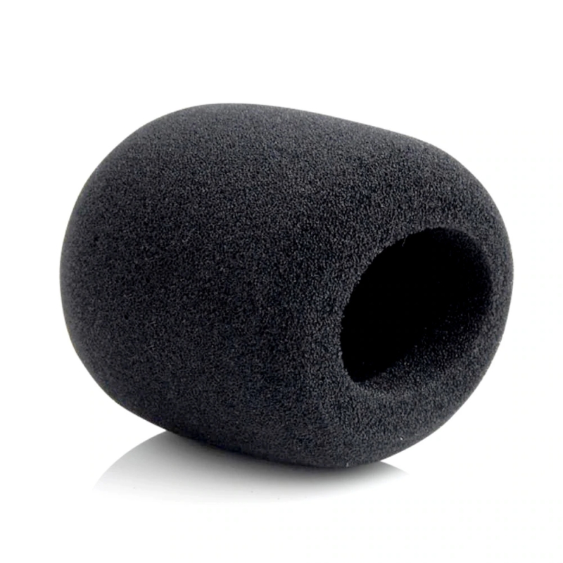 Funda para micrófono de mano inalámbrico, colorida, resistente al viento, antisaliva y lavable, cubierta de espuma de esponja para la mayoría de los micrófonos de 3,5x7CM